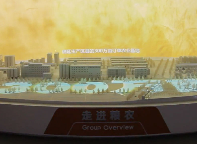 数字投影升降沙盘